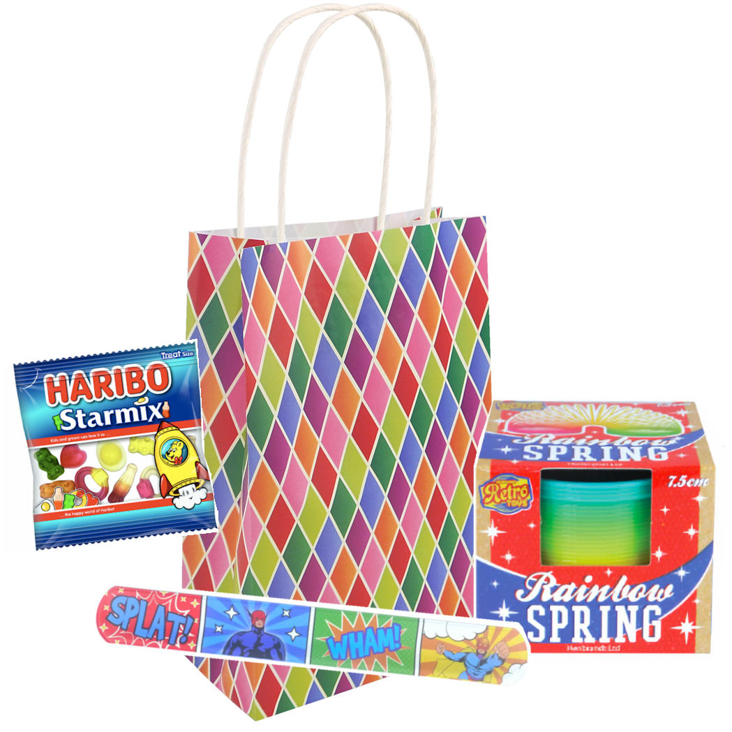 Circus Party Bag with Spring Toy
